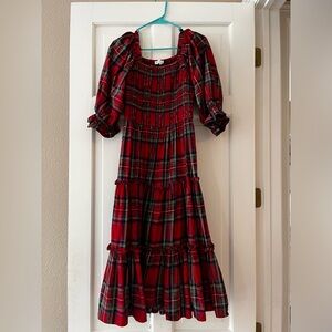 Ivy City Madeline dress in red plaid